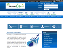 Tablet Screenshot of lakshmigain.com